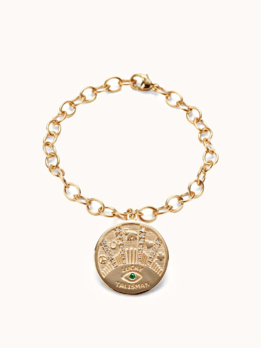 Jewelry Marlo Laz  | Talisman Coin Bracelet